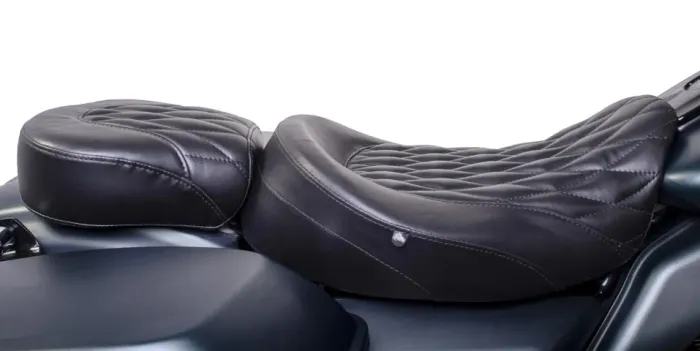 Banco Confort Harley Touring 2009 A 2020, da Pedrinho Bancos, modelo Taller e Pillow