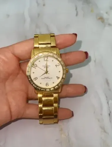 RELÓGIO FEMININO CHAMPION DOURADO - ELEGÂNCIA QUE ENCANTA!