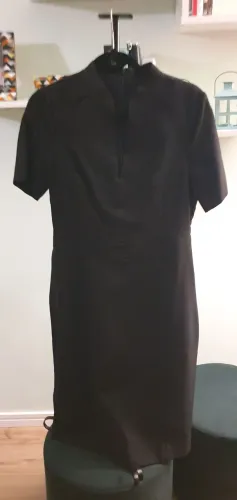 Vestido Preto Manga Curta - P. A Concept