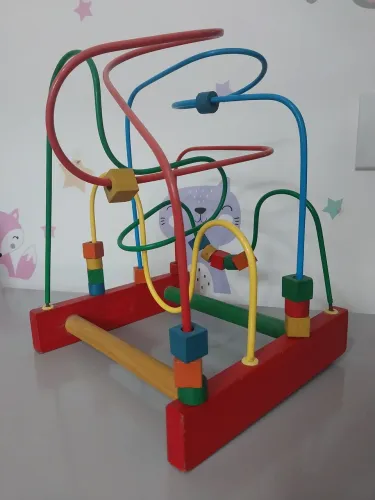 Brinquedo Pedagógico Montessori em Madeira Grande - Coordenação Motora