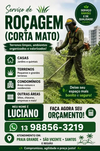 Serviço.de roçagem.de mato