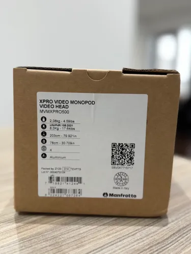Monopé Manfrotto MVMXPRO500 suporta até 8kg