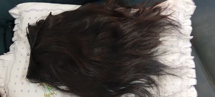 Cabelo humano na tela!