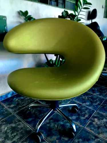 Poltrona giratória vintage