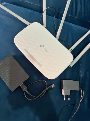 Hd externo 500 gb - roteador tp link c60