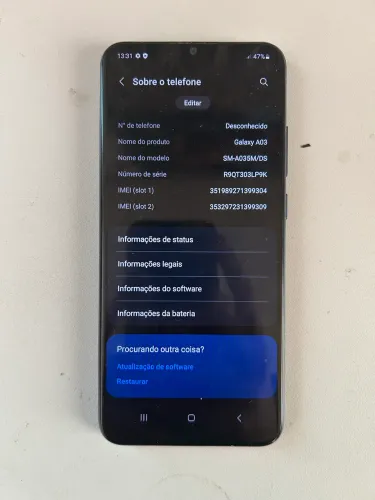 Samsung galaxy A03 dual chip