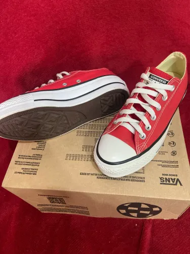 Tênis Converse Chuck Taylor All Star CT as Lift - Vermelho