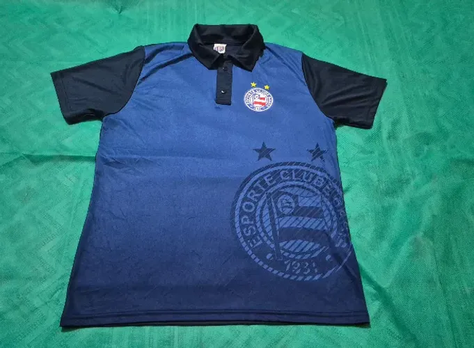 CAMISA ESPORTE CLUBE BAHIA NA COR AZUL