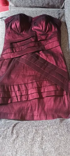 Vestido roxo tomara que caia furta cor maravilhoso lindo tamanho G