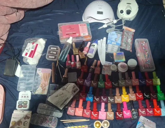 Kit alongamento de unhas