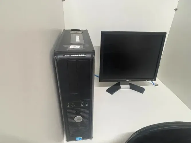 CPU Dell Dual Core (Kit com monitor, teclado e mouse)