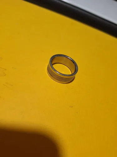 Anel aço tamanho 19