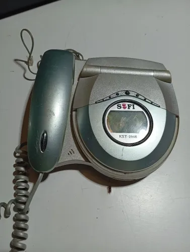 Telefone fixo de mesa modelo S?FI KXT-2946, design moderno retrô