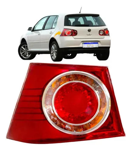 Lanterna Volkswagen Golf 2008 2009 2010 2011 2012 2013 L.e Esquerdo Vermelho