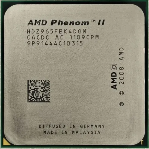 Processador AMD Phenom II X4 965 3.4ghz Black Edition am3+
