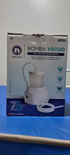 Micro Aspirador de sangue, saliva, secreções, entre outros fluídos. 1.3 L. Bivolt
