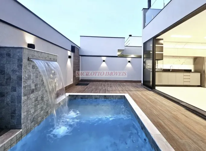 Casa em Condomínio para Venda em Indaiatuba, Jardim Bréscia, 3 dormitórios, 3 suítes, 4 ba