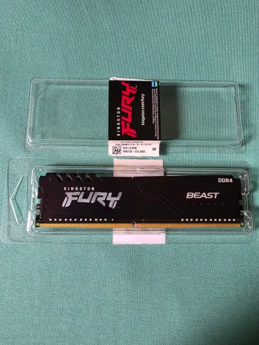 Memória 16gb Kingston Fury 2666 CL16 PC Desktop