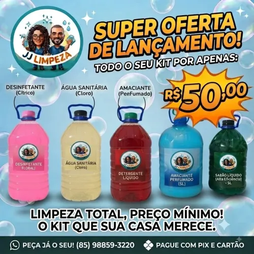 Produtos de limpeza 