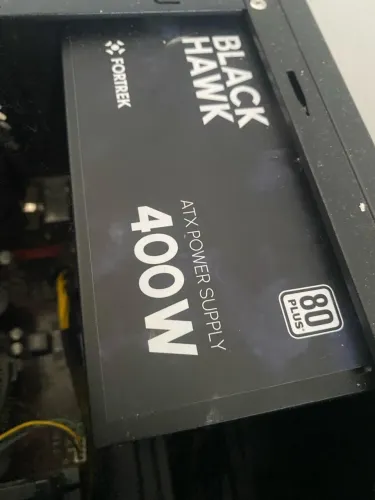 Fonte ATX Fortrek Black Hawk 400W 80 Plus - Excelente Estado