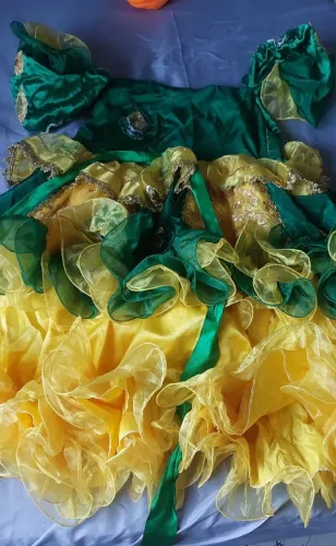 Vestido de Quadrilha Junina Completo Rainha do Milho