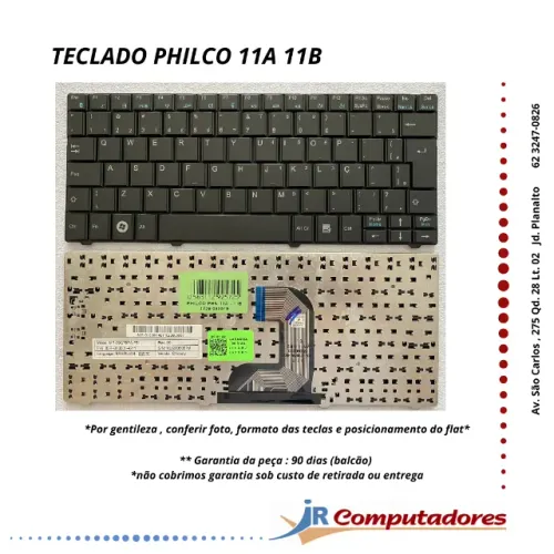Teclado notebook philco PHN 11A 11B 11053  