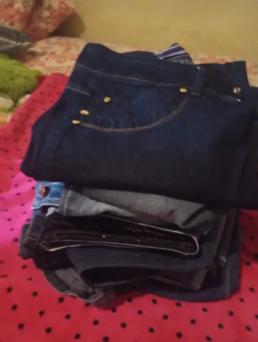 Lote de calças jeans feminina