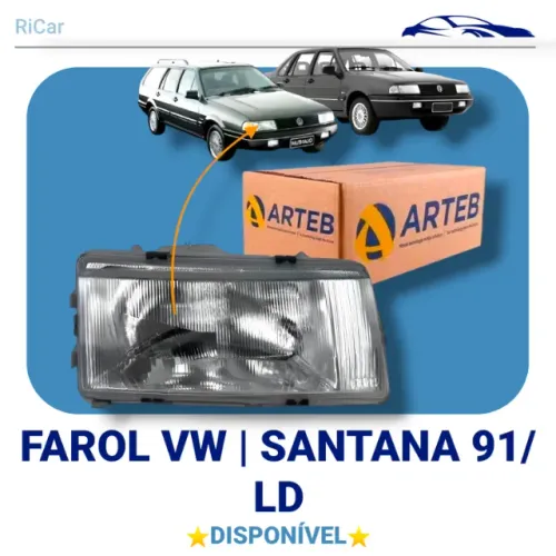 FAROL VW | SANTANA 91/ LD