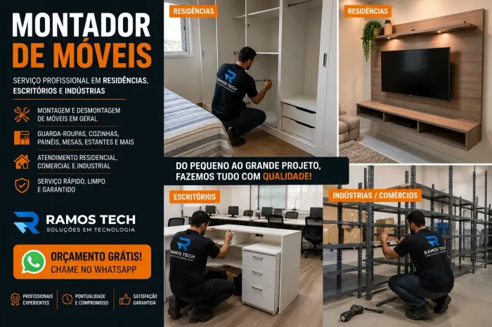 Marido de Aluguel | Chuveiro, Torneira, TV, Cortinas e Reparos