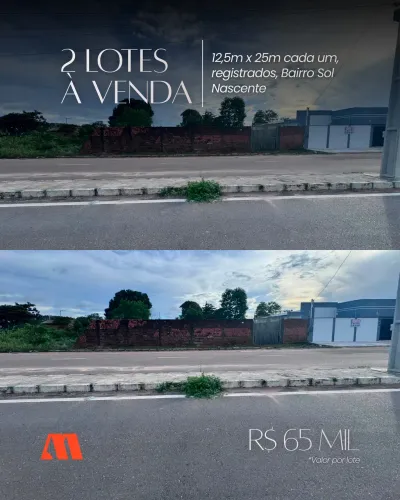 VENDO LOTES NO BAIRRO SOL NASCENTE