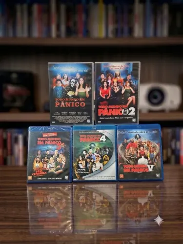 Saga Todo Mundo Em Pânico - Coleção 5 Filmes DVD e Blu-Ray