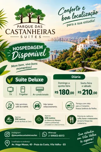 Hospedagem na Praia da Costa