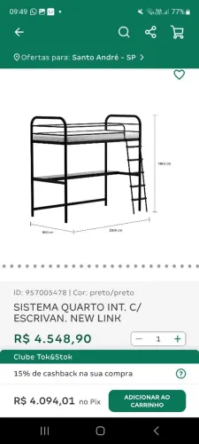 Cama New Link Tok&Stok