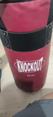 Saco de pancadas knockout + suporte para saco de pancadas