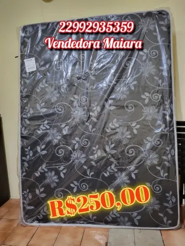 249,99 COLCHÃO DE CASAL 10 CM DE ALTURA - ENTREGA RÁPIDA