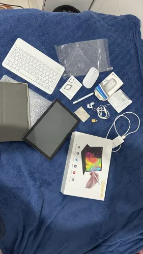 Tablet + Kit Completo | Teclado, Mouse, Caneta, Fone e Mais