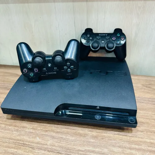PlayStation 3 | PS3 Desbloq + 40 Jogos Com 02 Controles