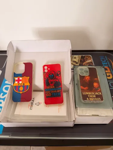 Máquina de cortar Película + Máquina de personalizar capinha 
