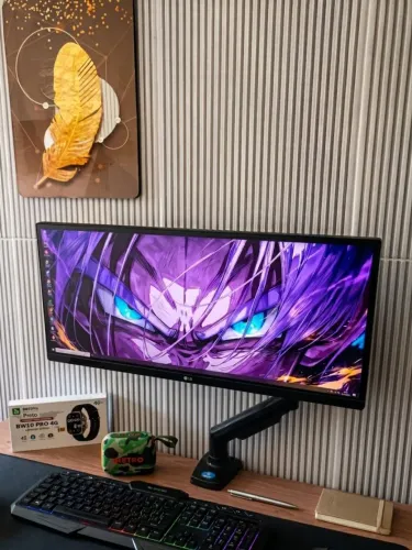 Monitor LG UltraWide 25" Full HD IPS + Suporte Articulado de Mesa!