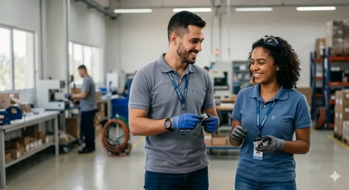 Vaga auxiliar de produção CLT