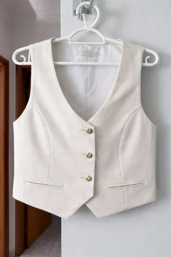 Colete feminino alfaiataria 