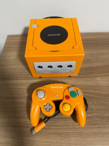 Console GameCube Laranja + 128GB - Impecável