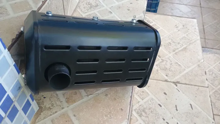 Escapamento moto búfalo 13 hp diesel