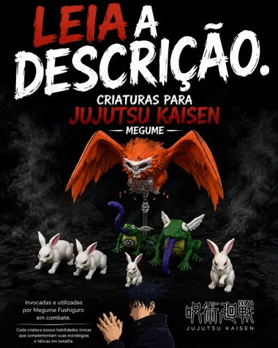 Criaturas para Megume Jujutsu Kaisen