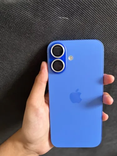 iPhone 16 Azul 128GB - Estado Impecável (Com Garantia de Fábrica)