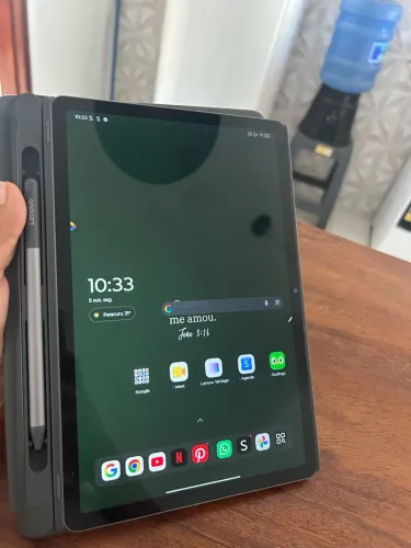 TABLET PRA VENDER LOGO ,LENOVO IDEA TAB COM CAPA E CANETA