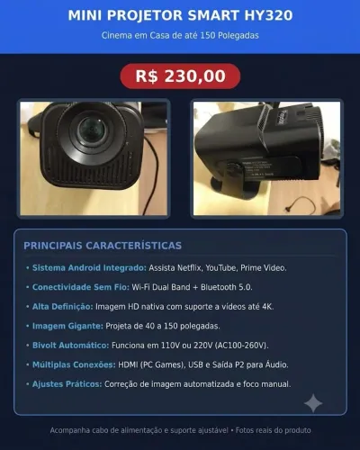 Projetor hy 320