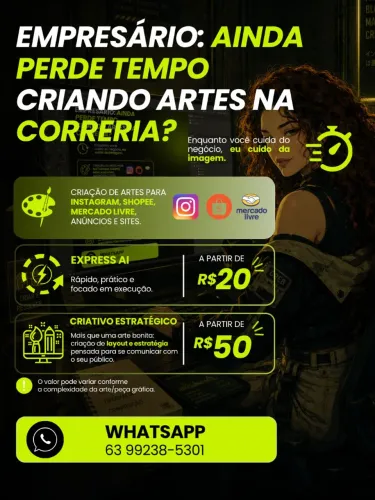 Designer Visual Estratégico | Instagram, Shopee e Anúncios