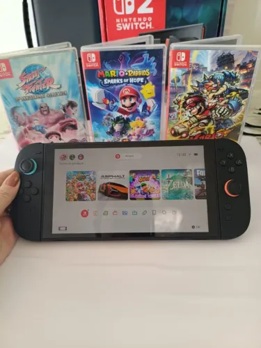 Nintendo switch 2 + 3 jogos estado de novo