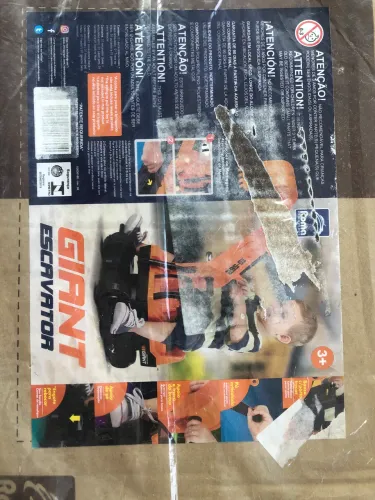 Escavadeira para criança